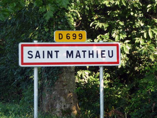 Ortseingang Sain-Mathieu